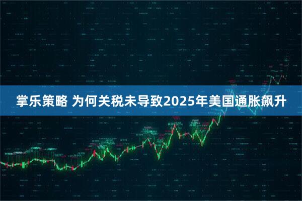 掌乐策略 为何关税未导致2025年美国通胀飙升